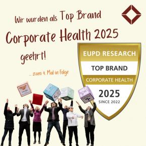 Institut für Arbeitsfähigkeit zum 4. Mal mit dem Top Brand Corporate Health 2025 ausgezeichnet